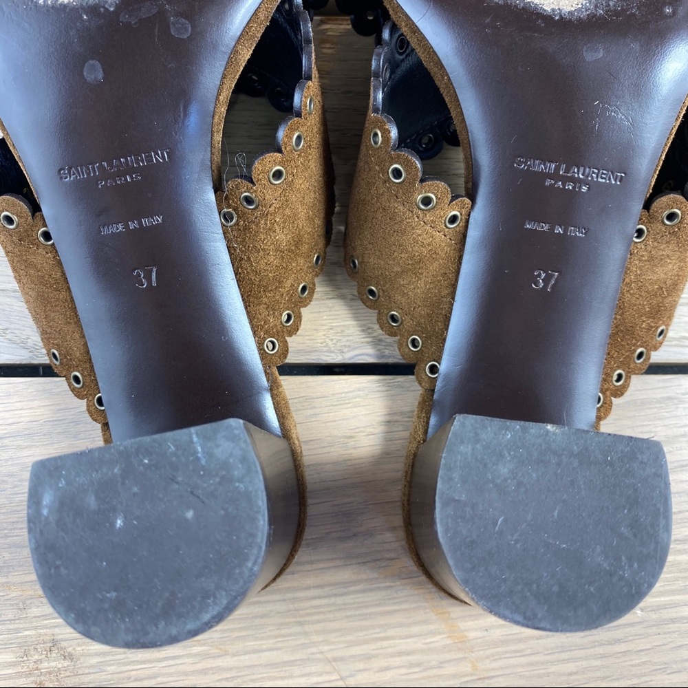 Saint Laurent crisscross sandals - Picture 14 of 15